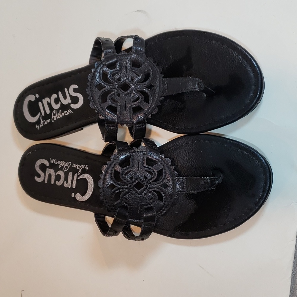 Sam Edelman Circus Black Sandals Cherri